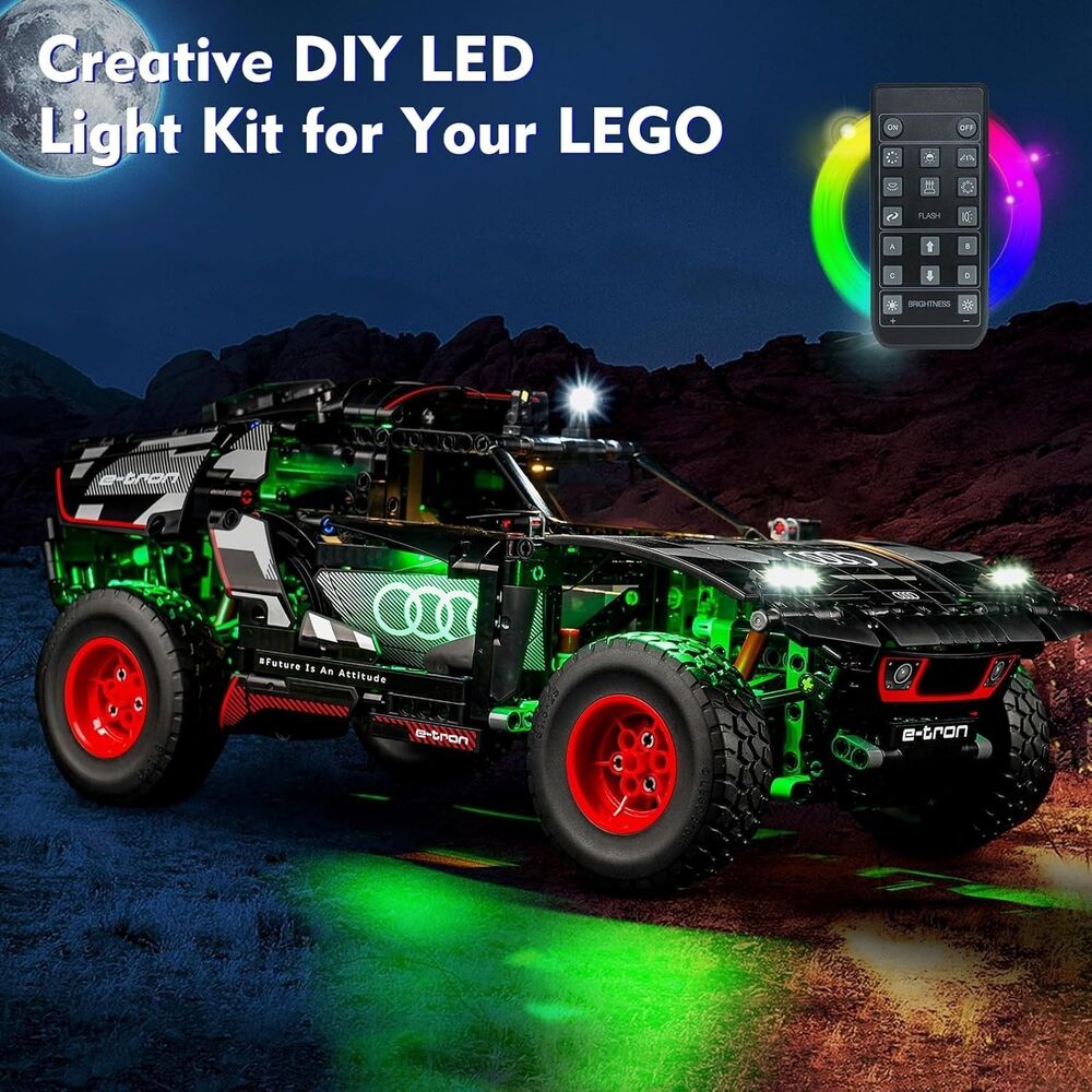 LED Light Kit for LEGO Technic Audi RS Q e-tron Car 42160 NEW